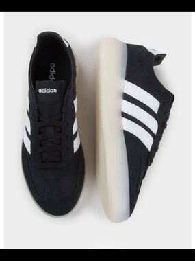 Adidas Black & White Classic Three-Stripes Sneakers